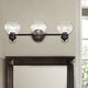 CHLOE Lighting Janice Contemporary 3-Light Rubbed Bronze Bath Vanity Fixture