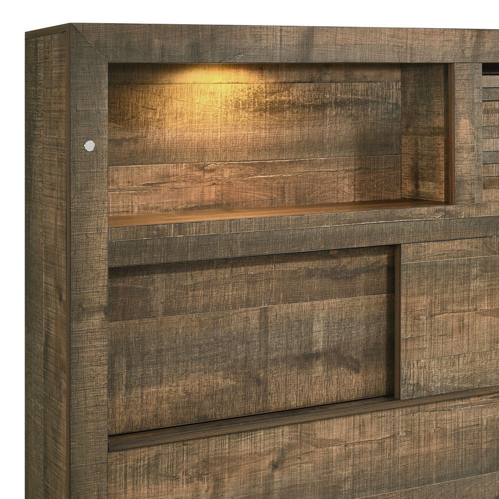 Picket House Beckett Twin Bookcase Panel 3-Piece Bedroom Set With Bluetooth