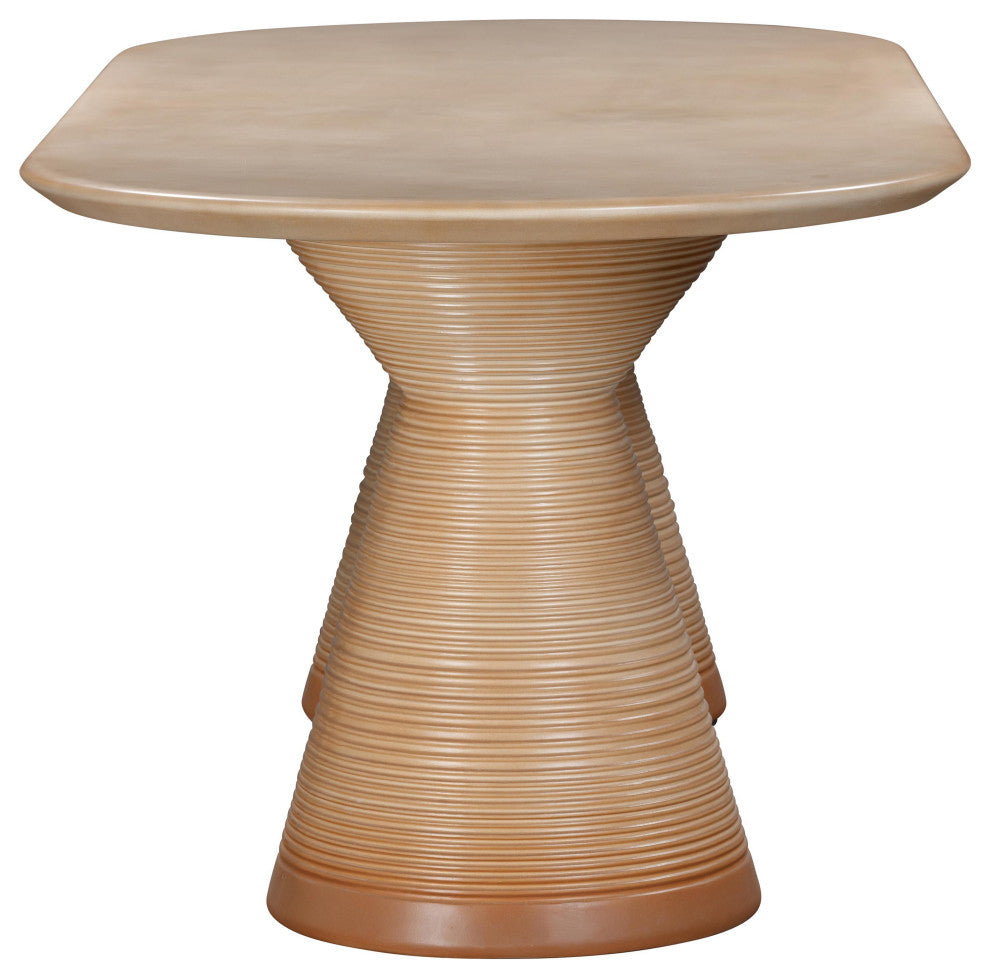 Fassa Terracotta Oval Indoor / Outdoor Dining Table