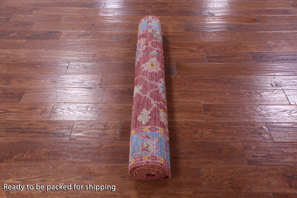 3' 11" X 6' 5" Turkish Oushak Handmade Rug - Q15885
