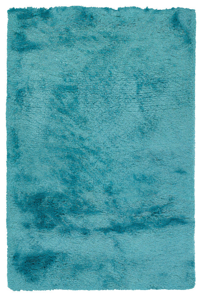 Naya Contemporary Area Rug, Blue, 7'9"x10'6" Rectangle