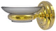 Prestige Que New Wall Mounted Soap Dish, Polished Brass