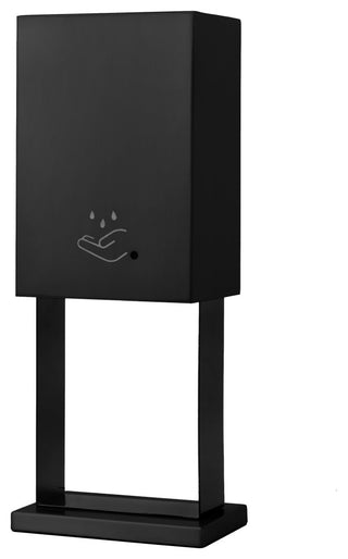 Luxe Tabletop Touchless Hand Sanitizer Dispenser, 21", Matte Black, Powermist