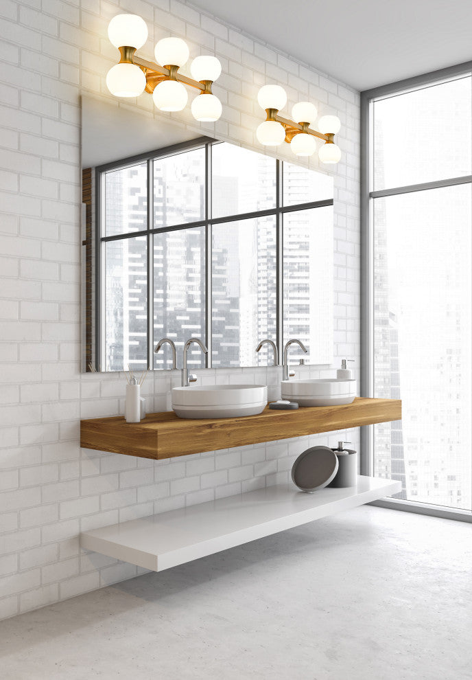Z-LITE 6-Light Vanity, Modern Gold