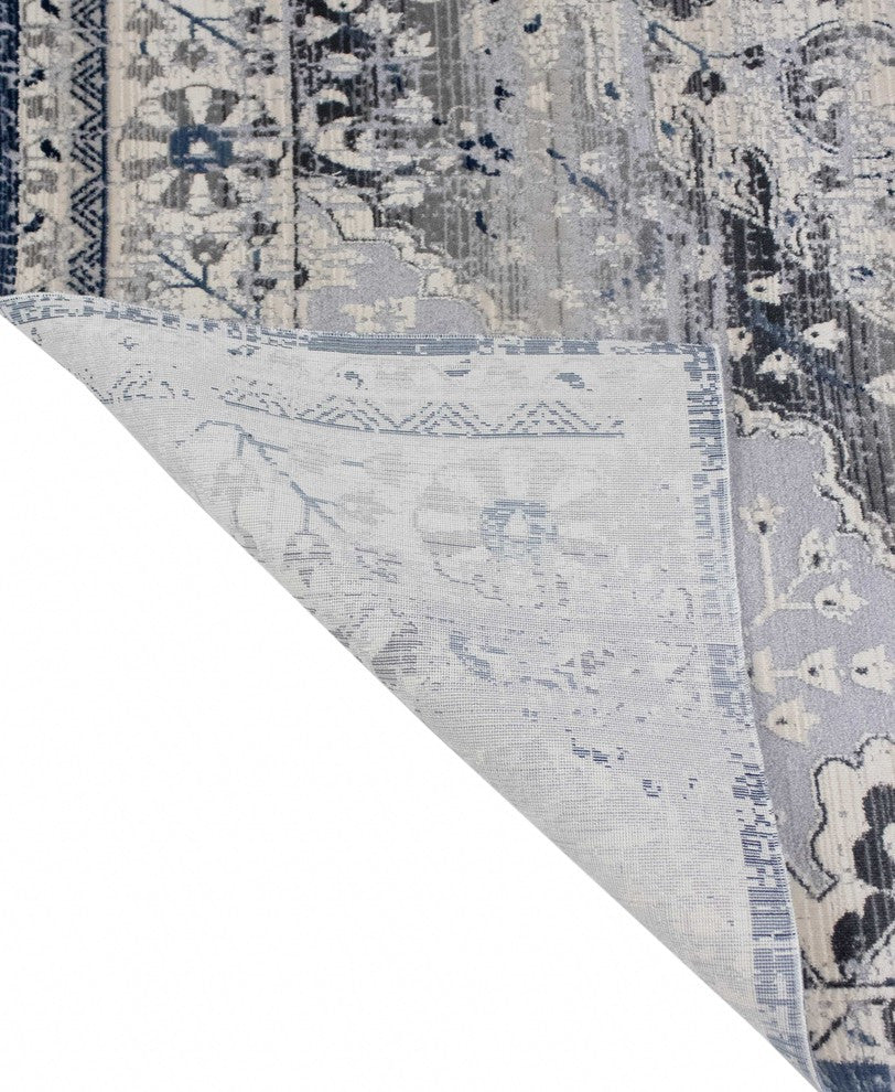 Noori Rug High-low Rosalee Silver/Ivory Rug