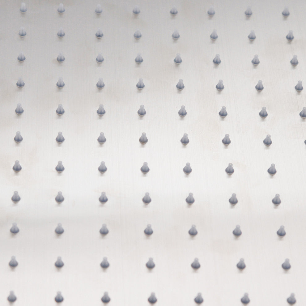 12"x12" Square Thin Shower Head, Satin Nickel