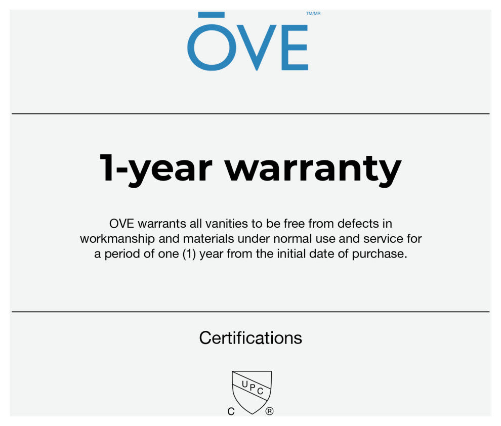 OVE Decors Gabi Single Sink Bathroom Vanity, Warm Walnut, 60", Double Sink