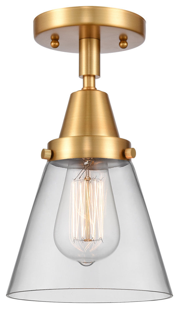 INNOVATIONS LIGHTING 447-1C-SG-G62 Small Cone Flush Mount