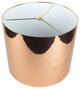Classic Drum Metallic Lampshade, 12"x12"x10", Copper
