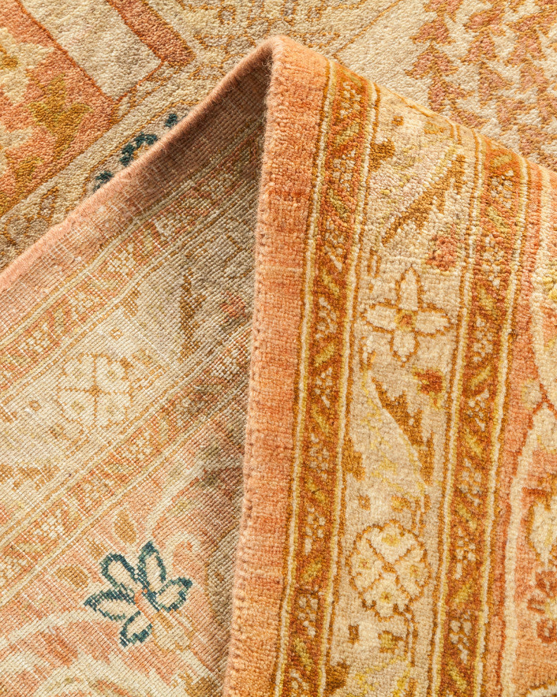 Genesis, One-of-a-Kind Hand-Knotted Area Rug Pink, 8'1"x9'10"