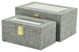 Canter Isle Gray Linen Box Set