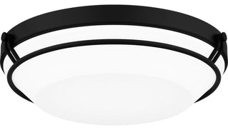 Quoizel DNB1616 Dunbar 16"W LED Flush Mount Ceiling Fixture - Matte Black
