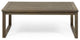 Johnlucas Outdoor Acacia Wood Loveseat and Coffee Table Set, Gray/Dark Gray