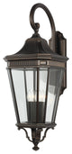 4-Light Wall Lantern, Grecian Bronze
