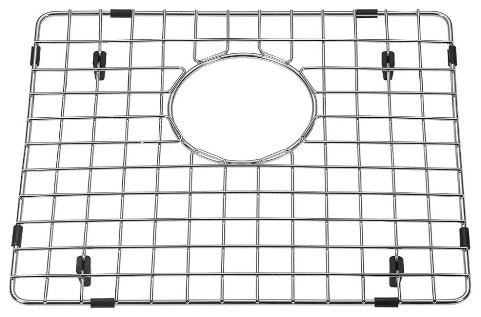 Sink Protector Stainless Steel Kitchen Sink Bottom Grid, Rack, 15.7x15.5