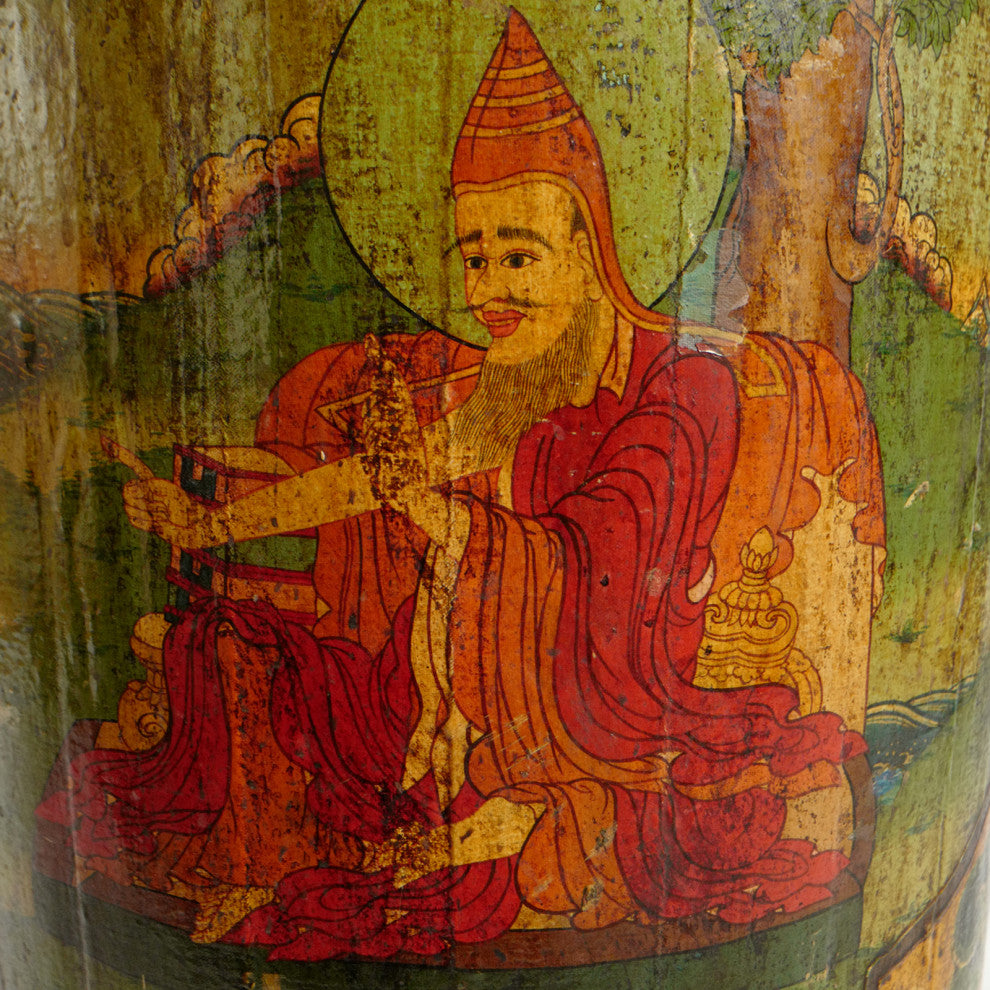 Consigned Tibetan Cylinder Box