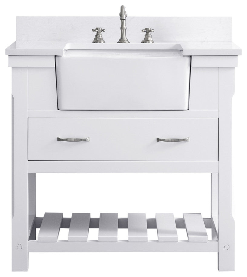 Wesley 42" Bathroom Vanity, White