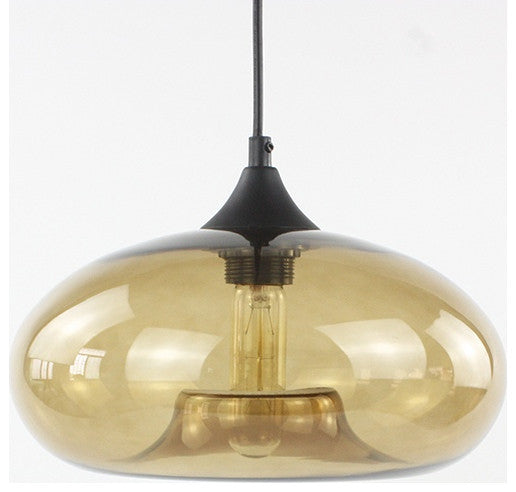 MIRODEMIÂ® Tourrettes-sur-Loup Loft Glass Pendant Lamp, Coffee