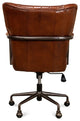 Industrial Style Leather Desk Chair