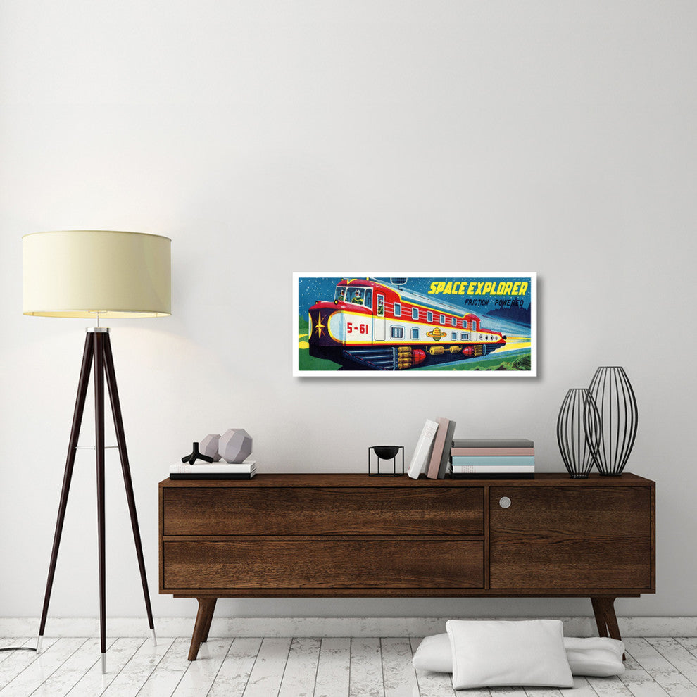 "Space Explorer 5-61" Digital Paper Print by Retrotrans, 42"x18"