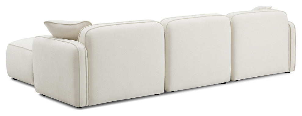 Travie 4-Piece Modular Sectional, Sand