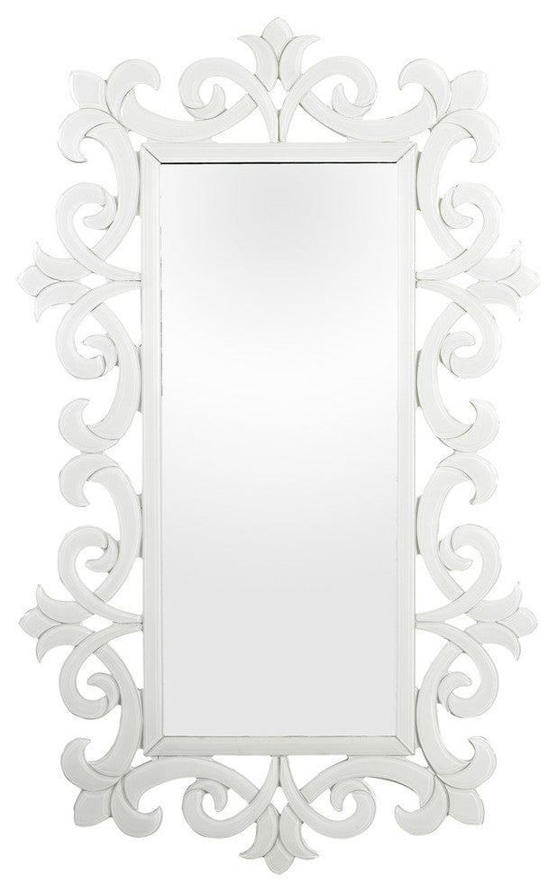 Sterling 114-85 Haylee Glass Scroll Work Framed Mirror