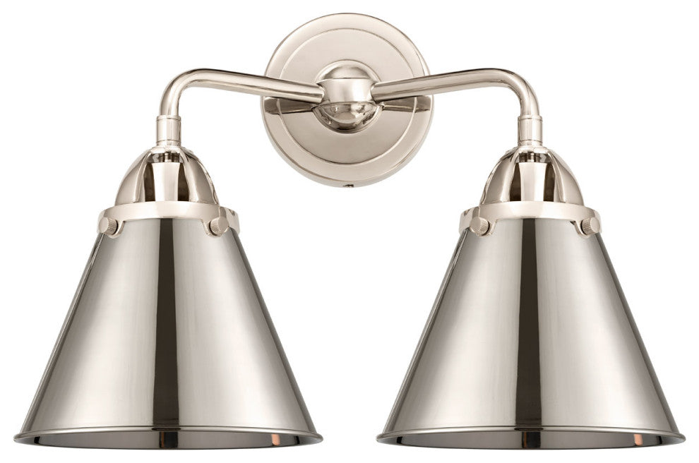 Innovations 288-2W-PN-M13-PN 2-Light Bath Vanity Light, Polished Nickel