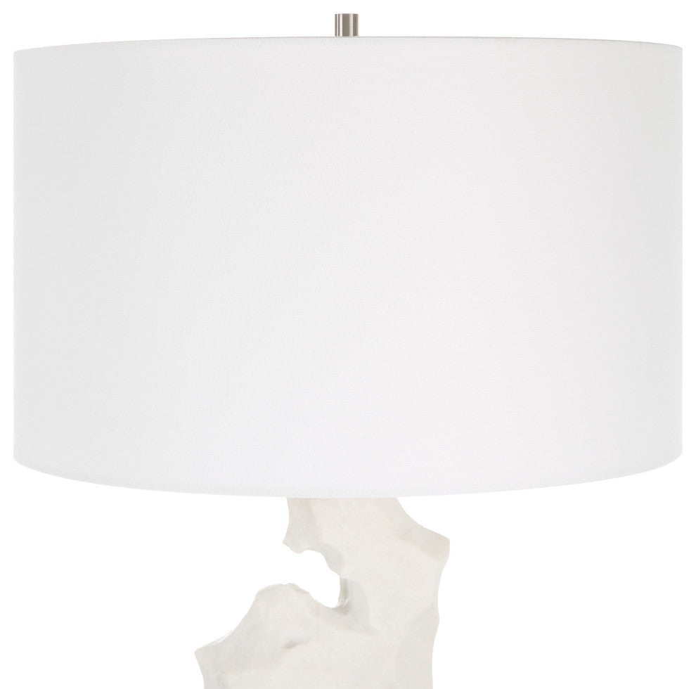 Remnant White Marble Table Lamp