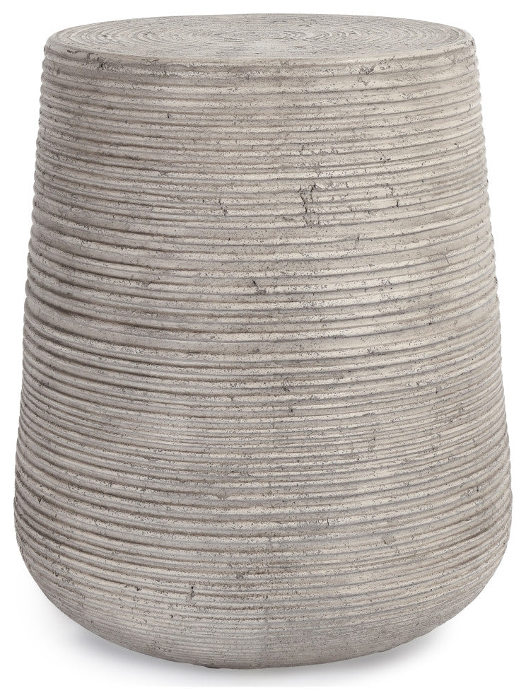 Nellie Outdoor End Table Light Gray by Kosas Home