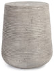 Nellie Outdoor End Table Light Gray by Kosas Home