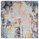 Ahgly Company Indoor Square Mid-Century Modern Area Rugs, 5' Square
