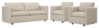 Activate 3 Piece Upholstered Fabric Set - Beige