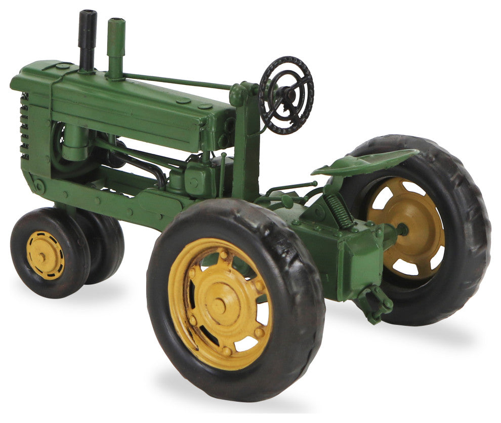 Classic Tractor Figurine, Green