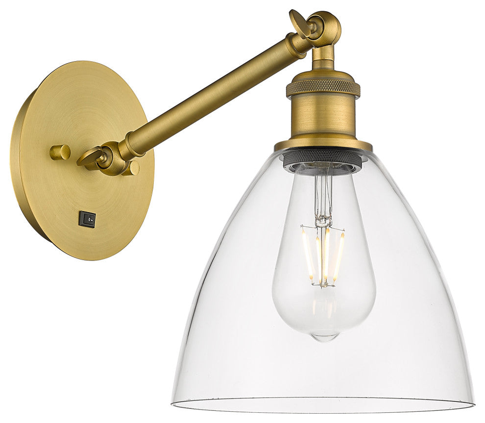 Innovations 317-1W-BB-GBD-752-LED 1-Light Sconce, Brushed Brass