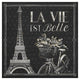 "Vive Paris VI" Digital Paper Print by Janelle Penner, 26"x26"