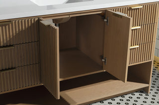 Ari Kitchen and Bath San Diego Bath Vanity, Oak, 60", Freestanding