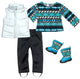 18" Dolls Sweater Leggings Vest and Boots Set