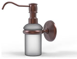 Monte Carlo Wall Mounted Soap Dispenser, Antique Copper