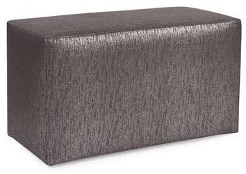 Universal Bench With Slipcover, Glam Zinc