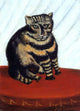Henri Rousseau The Tiger Cat, 18"x27" Wall Decal