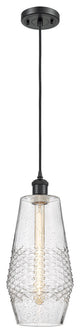 Innovations 516-1P-BK-G684-7 1-Light Mini Pendant, Matte Black