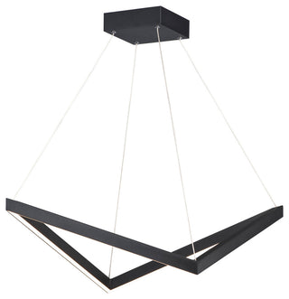 ET2 E30574 Stealth 21"W LED Abstract Chandelier - Black