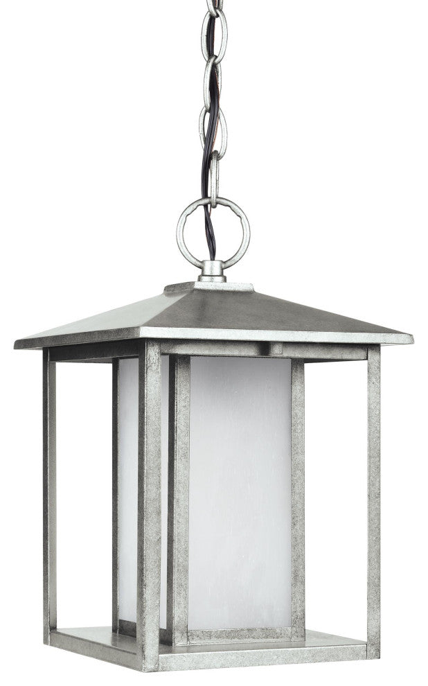Generation Lighting Lighting LED Outdoor Pendant, Weathered Pewter