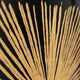 Aurous Flare 30"x30" Gold and Black Shadow Box