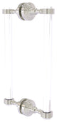 Pacific Grove 12" Groovy Accent Back to Back Shower Door Pull, Satin Nickel