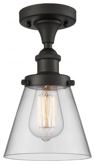 INNOVATIONS LIGHTING 916-1C-OB-G62 Small Cone 1 Light Semi-Flush Mount