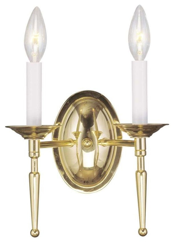 Williamsburgh Wall Sconce, Polished Brass