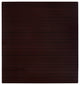 Jovert Bamboo Roll-Up Chair Mat, Dark Cherry, No Lip, 52"x48"