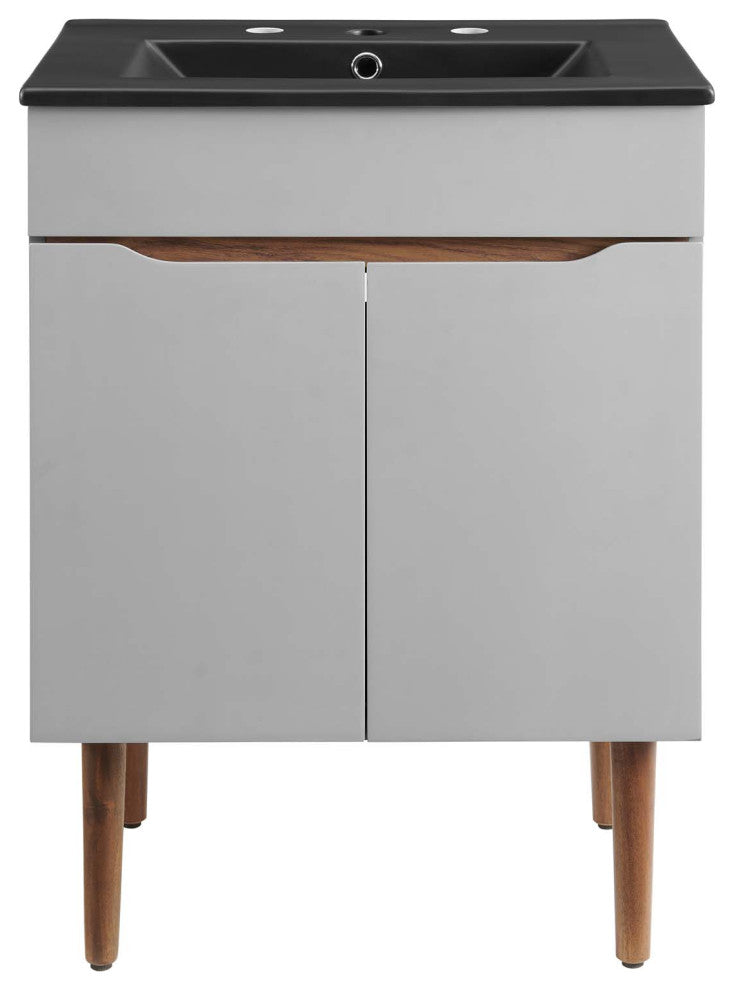 Harvest 24" Bathroom Vanity Gray Black -5357