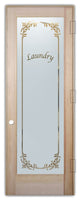 Laundry Door - Lenora - Douglas Fir (stain grade) - 30" x 80" - Knob on Left...